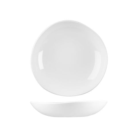 Organic Round Bowl 253mm 1100ml WHITE CHURCHILL Trace