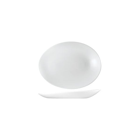 Oval Plate 195X150X25mm WHITE CHURCHILL Profile Orb