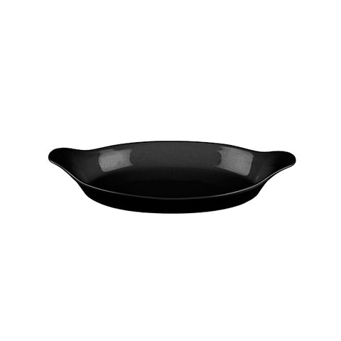 Oval Gratin 232X125mm BLACK CHURCHILL Cookware