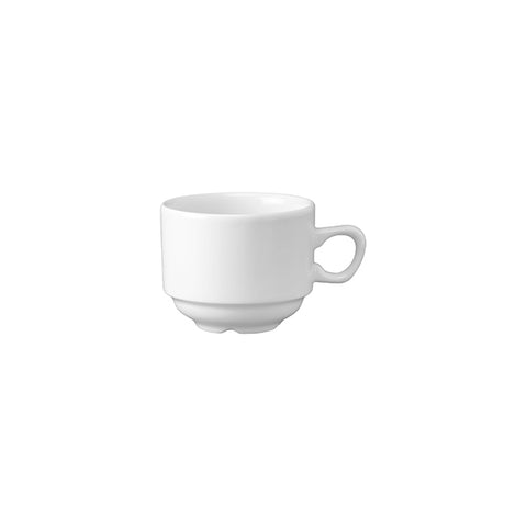 Stackable Tea Cup 210ml WHITE CHURCHILL Holloware