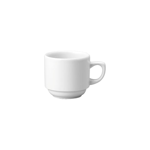 Stackable Tea Cup 196ml WHITE CHURCHILL Holloware