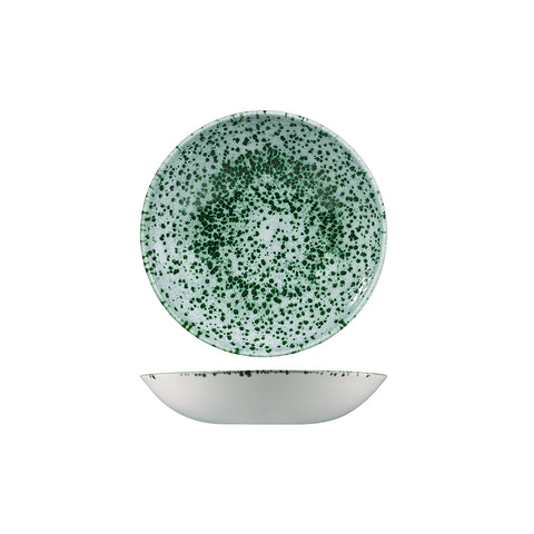 Round Coupe Bowl 182mm 426ml MINERAL GREEN CHURCHILL Studio Prints Stone