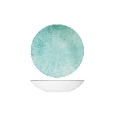 Round Coupe Bowl 182mm 426ml AQUAMARINE CHURCHILL Studio Prints Stone