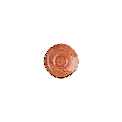 Espresso Saucer 118mm SPICED ORANGE CHURCHILL Stonecast