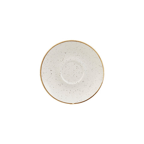 Cappuccino Saucer 156mm BARLEY WHITE CHURCHILL Stonecast