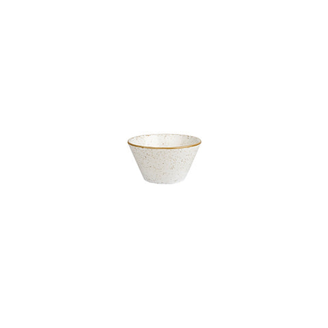 Conical Sauce Dish 90ml BARLEY WHITE CHURCHILL Stonecast