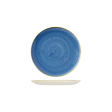 Round Coupe Plate 165mmCORNFLOWER BLUE CHURCHILL Stonecast