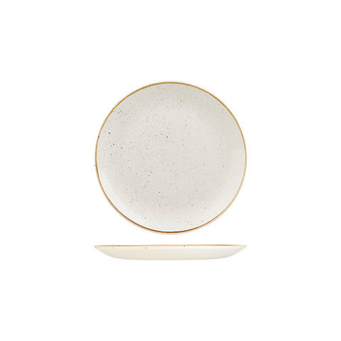 Round Coupe Plate 165mmBARLEY WHITE CHURCHILL Stonecast