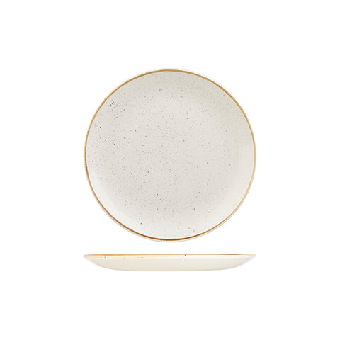 Round Coupe Plate 217mmBARLEY WHITE CHURCHILL Stonecast