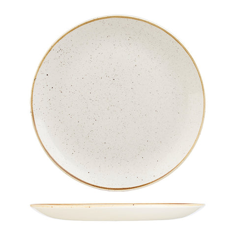 Round Coupe Plate 324mmBARLEY WHITE CHURCHILL Stonecast