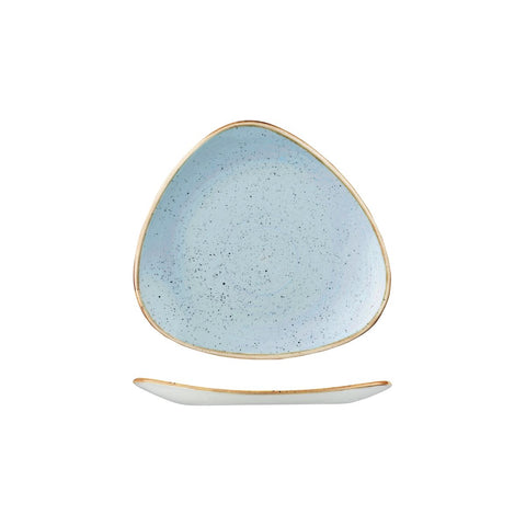 Triangular Plate 192mm DUCK EGG CHURCHILL Stonecast