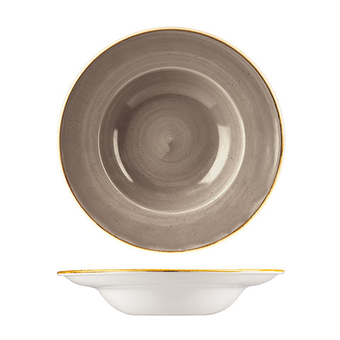 Wide Rim Bowl 280mmPEPPERCORN GREY CHURCHILL Stonecast