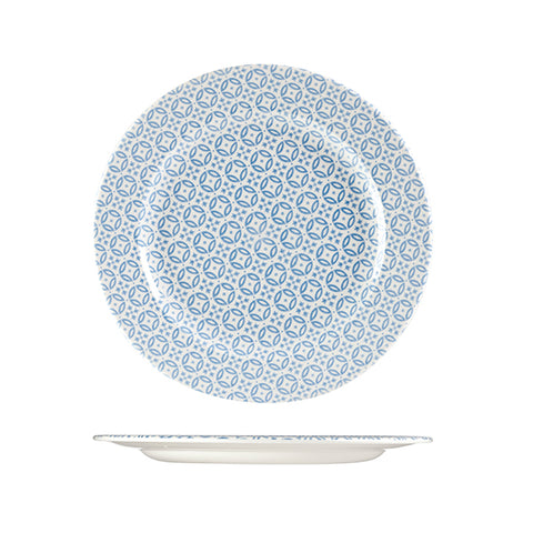 Round Plate 276mm Blue BLUE CHURCHILL Moresque