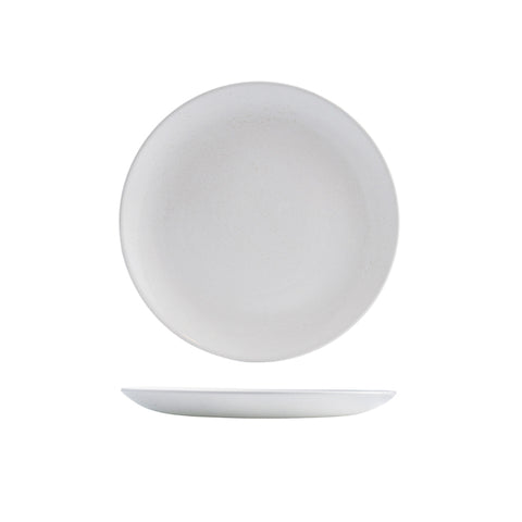 Round Coupe Plate 217mm SATIN WHITE CHURCHILL Vellum