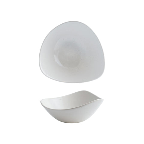 Triangular Bowl 185mm SATIN WHITE CHURCHILL Vellum