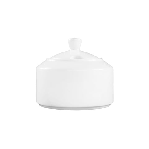 Covered Sugar Bowl 240ml WHITE FORTESSA Ilona 