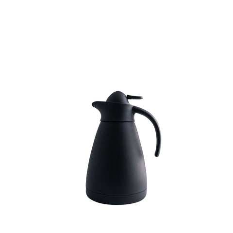 Vacuum Jug Stainless Steel 1.0Lt BLACK CATERCHEF Vacuum Jugs