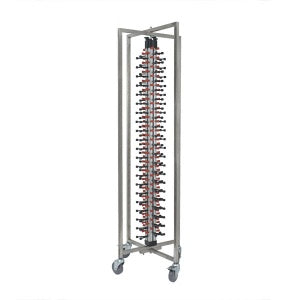 Plate Stacking Trolley 1900x242x600mm Holds 84 Plates CATERAX Trolleys